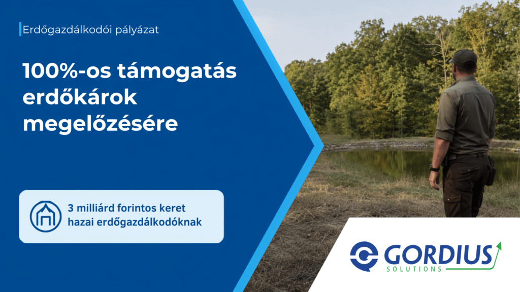 100%-os támogatás erdőkárok megelőzésére Az új erdőgazdálkodó pályázat egyedülálló növekedési lehetőségeket és vissza nem térítendő támogatást kínál az ágazat szereplőinek.