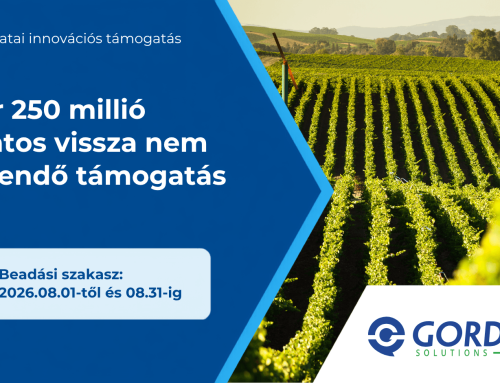 Borágazati innovációs támogatás 2026 | Akár 250 millió forintig